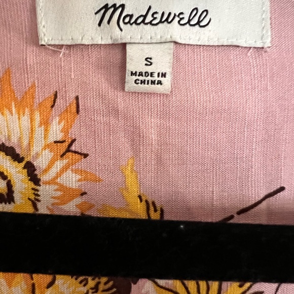 Linen blend madewell summer top - Picture 4 of 4
